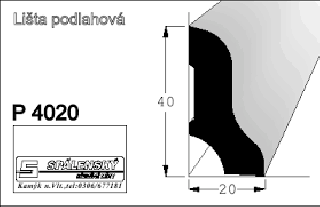 Lišta-S-SM-nastavená-podlahová-P 4020x2400mm